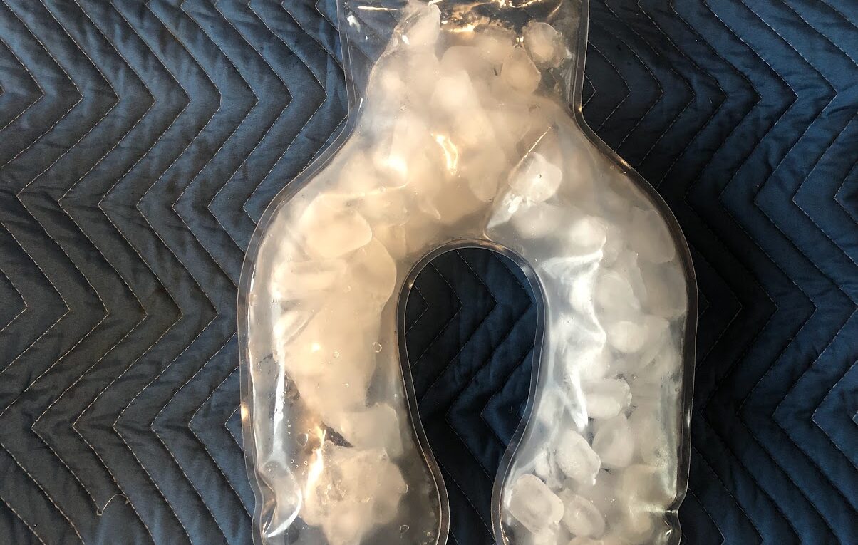 氷のう式ネッククーラーに使用する氷