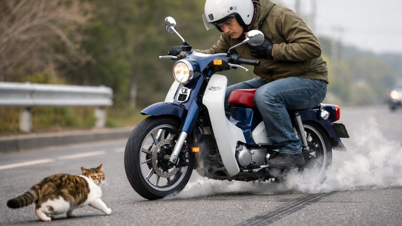 スーパーカブのブレーキ比較