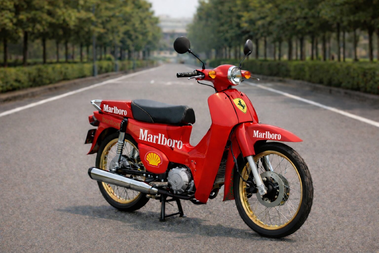 スーパーカブ フェラーリ仕様