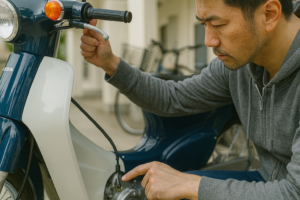 スーパーカブのブレーキ調整が効かない原因は？前後ブレーキの調整方法とチェックポイント